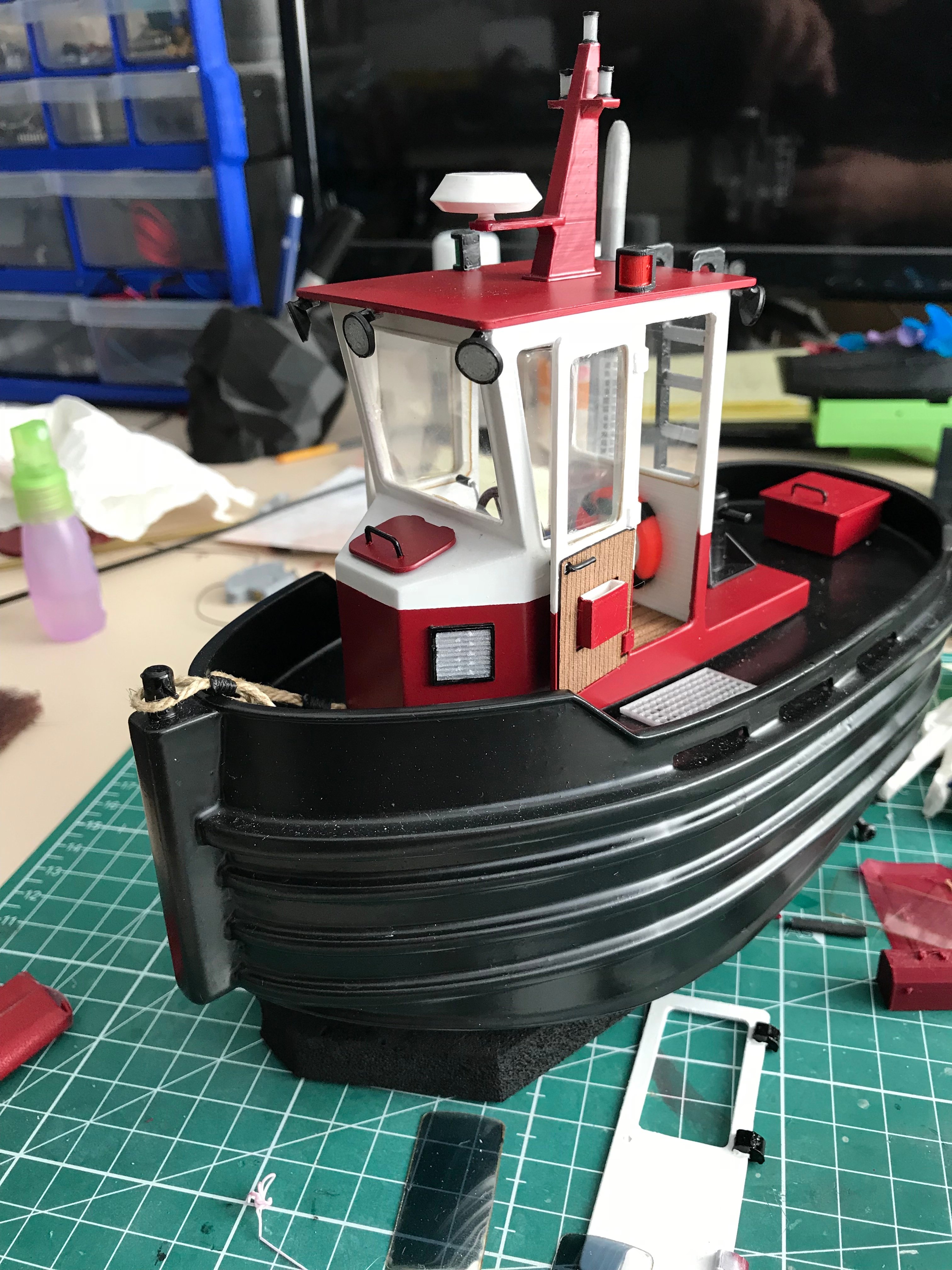 RC Boom boat or Dozer boat
