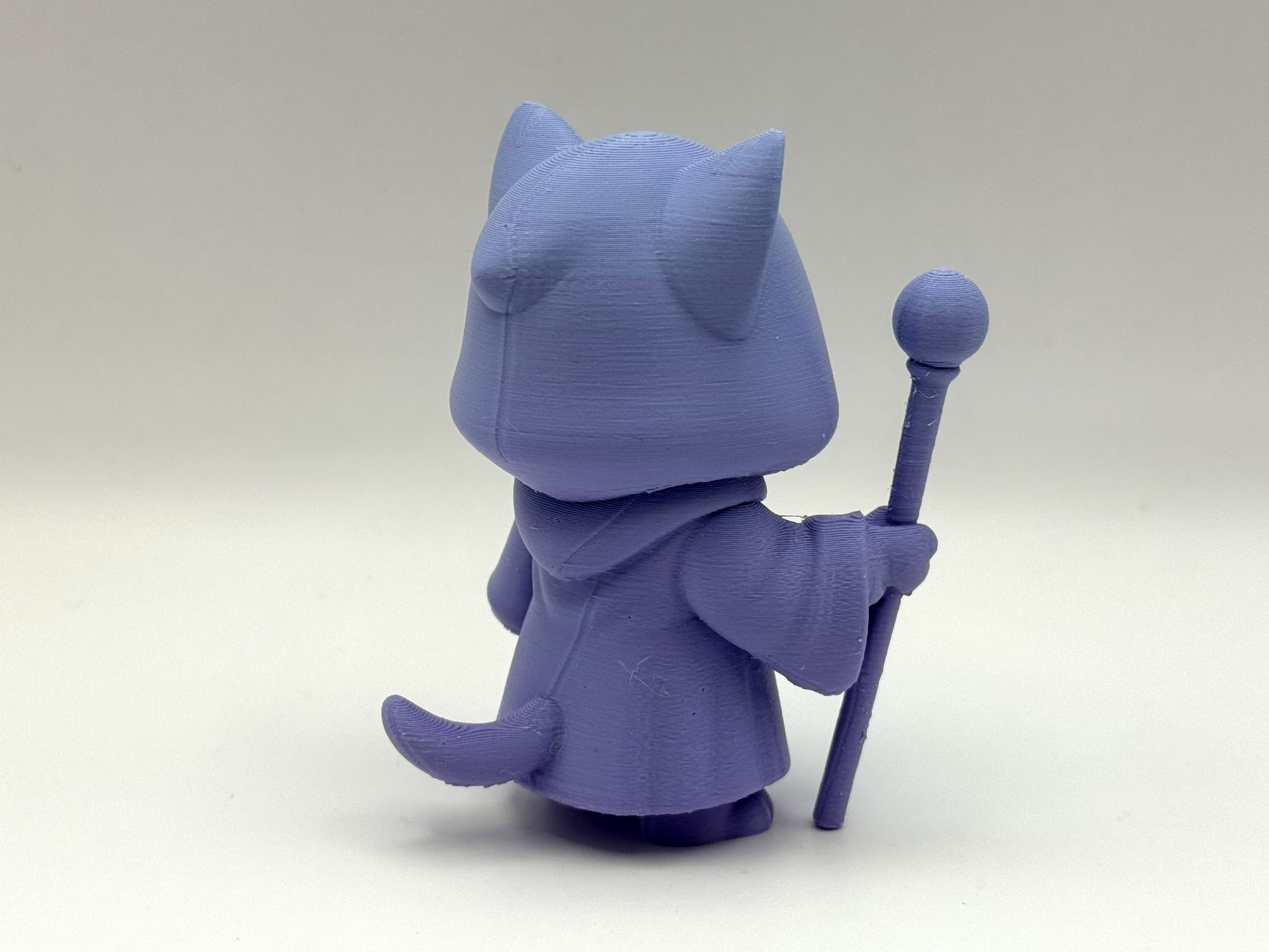 Miniatura 4 do modelo 3D Wizard Cat Figurine