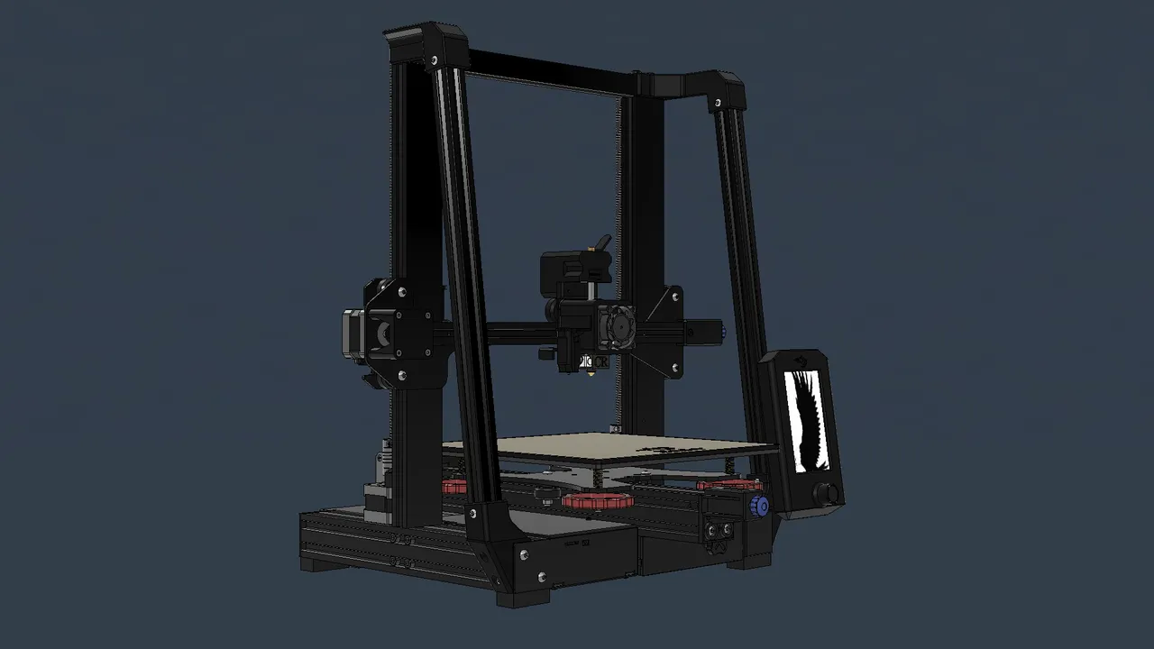 Ender 3 v2 Neo - Gantry Support by EAGLE__EYE_EXTRUSIONS