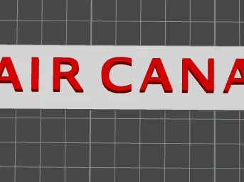 Air Canada logo for office \ workshop