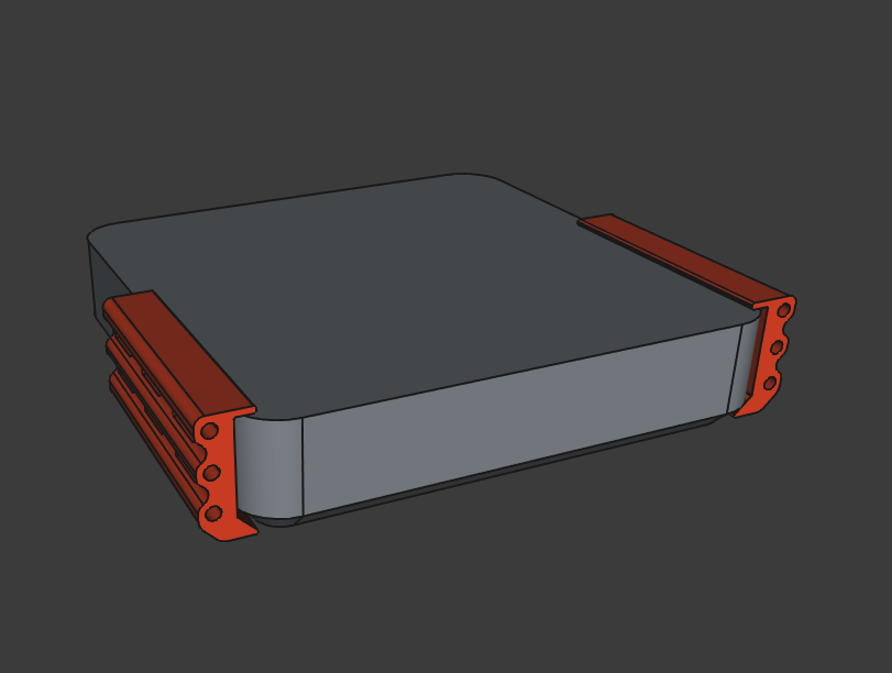 Unifi Protect Instant NVR holder for RACK 10"