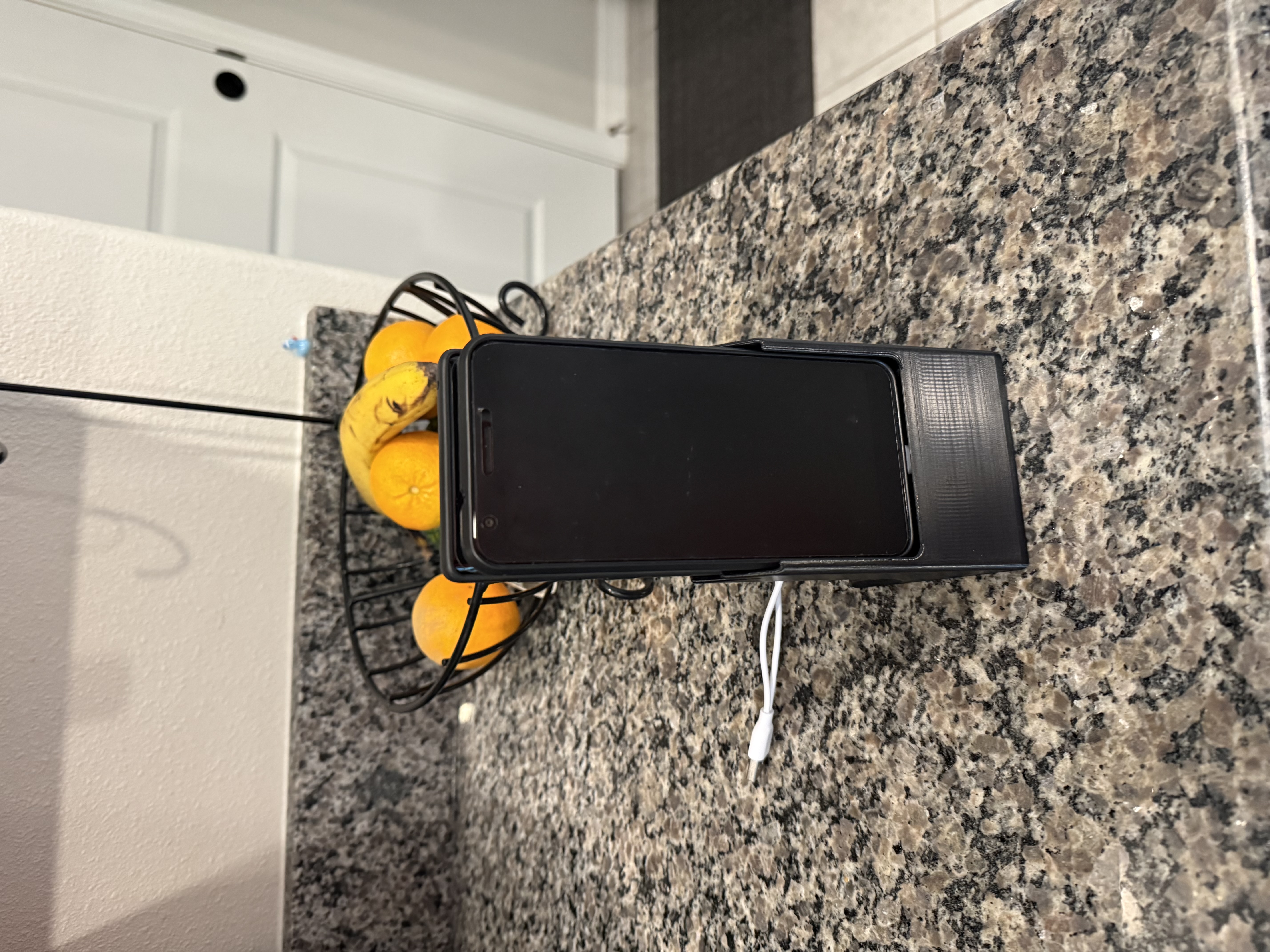 Dual USB-C Phone Charging Stand 3D model