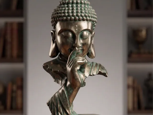 Silent Budha bust