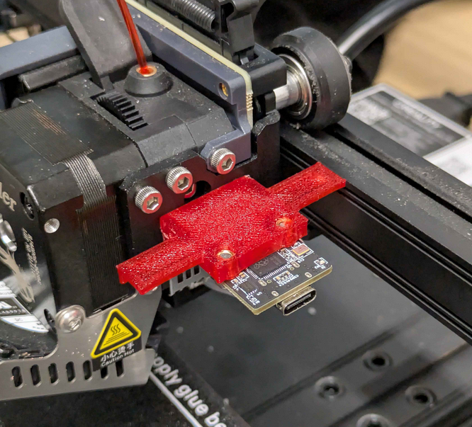 Ender 3 S1 (Sprite) ADXL345 Fly USB mount