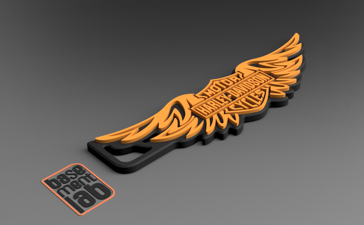 Harley-Davidson Wings - Keychain - Portachiavi - Porte Clès - 钥匙链 - Schlüsselanhänger