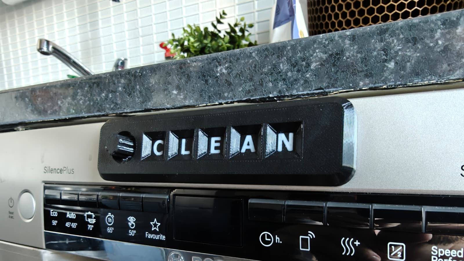 Dishwasher Sign Flat Text Remix