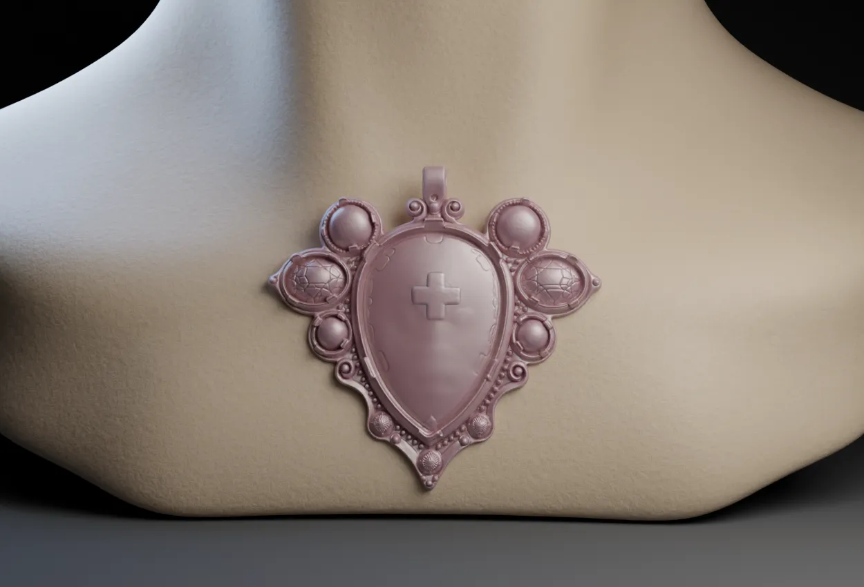 Lisa Lisa＇s Red Stone Of Aja Necklace by Peter Farell | Download