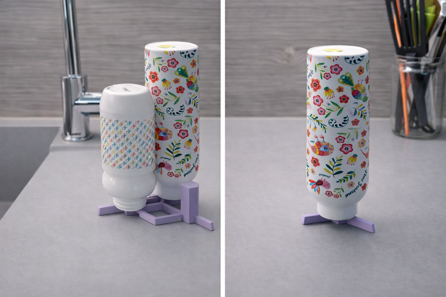 Bottle Dryer Hex Stand