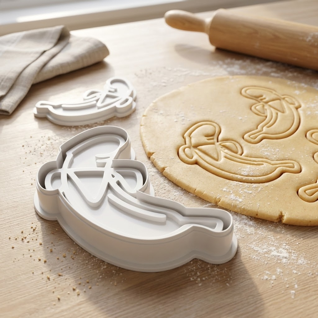 Erotic - Banana Penis Cookie Cutter And Stamp