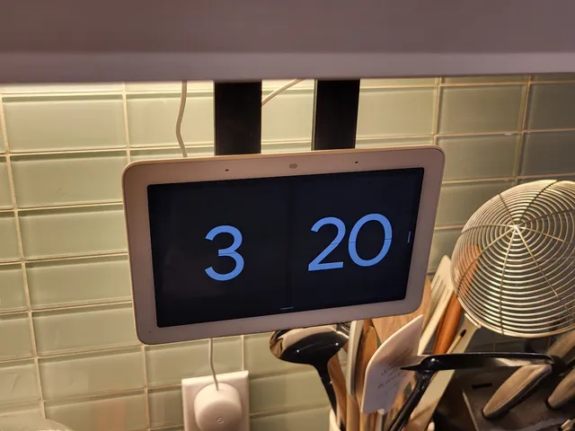 Google Nest Hub Under Cabinet Mount - Extended