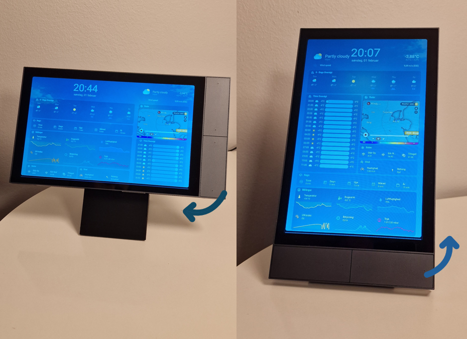 Rotating stand for Shelly Wall Display XL