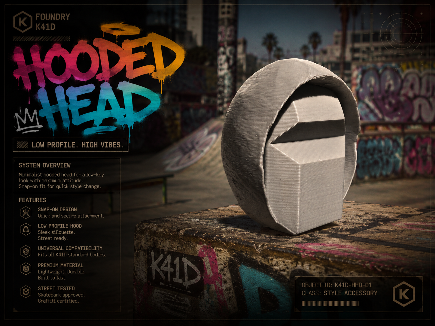 Dummy 13 Hooded Head