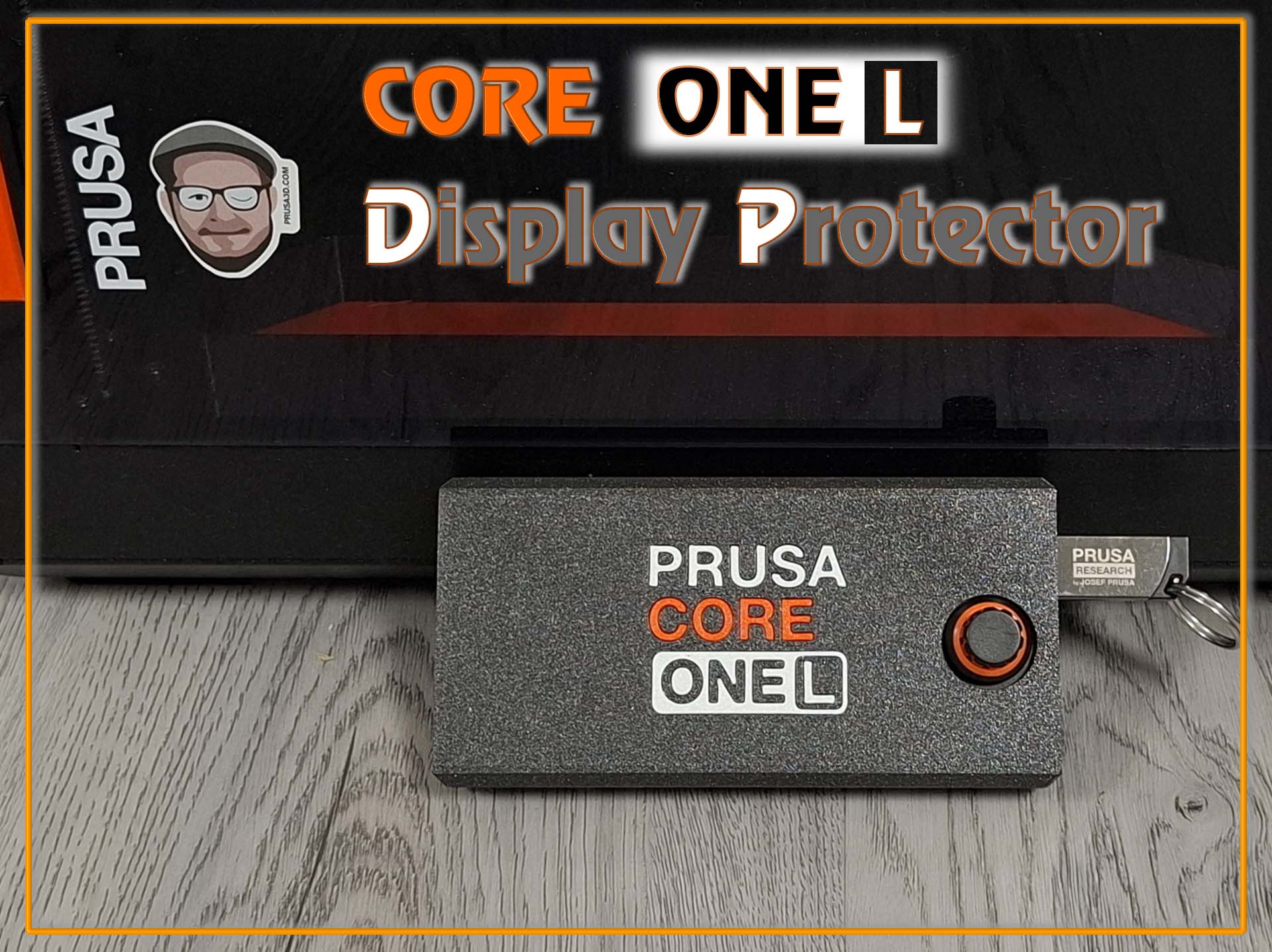 Core One L _display cover protector , PRINT NO MMU