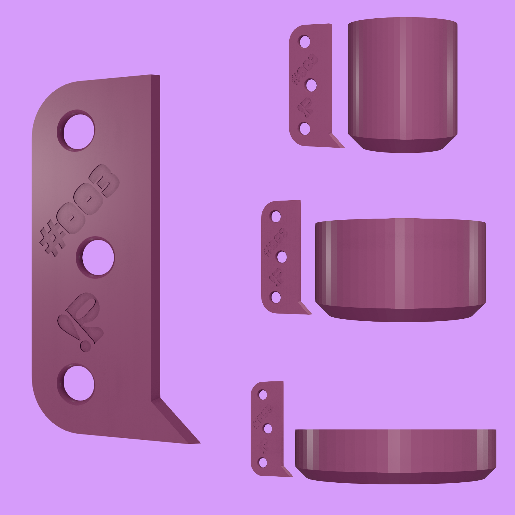 Pottery rib tool #003