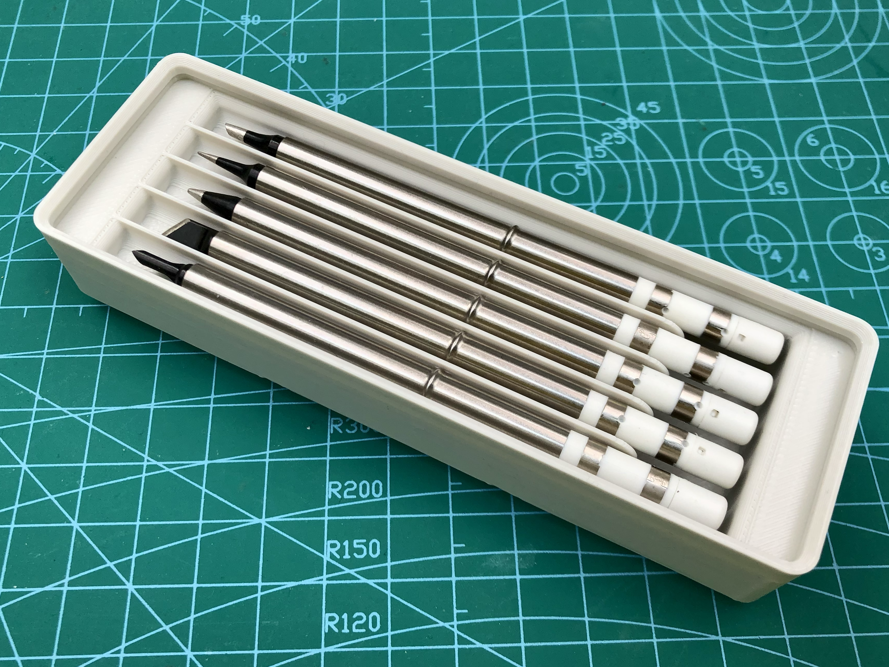 Gridfinity KETS02/HS-01 Soldering Iron Tips Holder