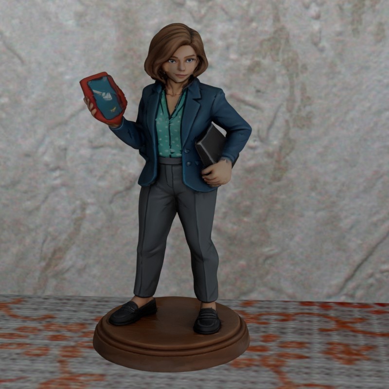 DND NPC Business Women Office Lady Smartphone NoSupport Easypaint