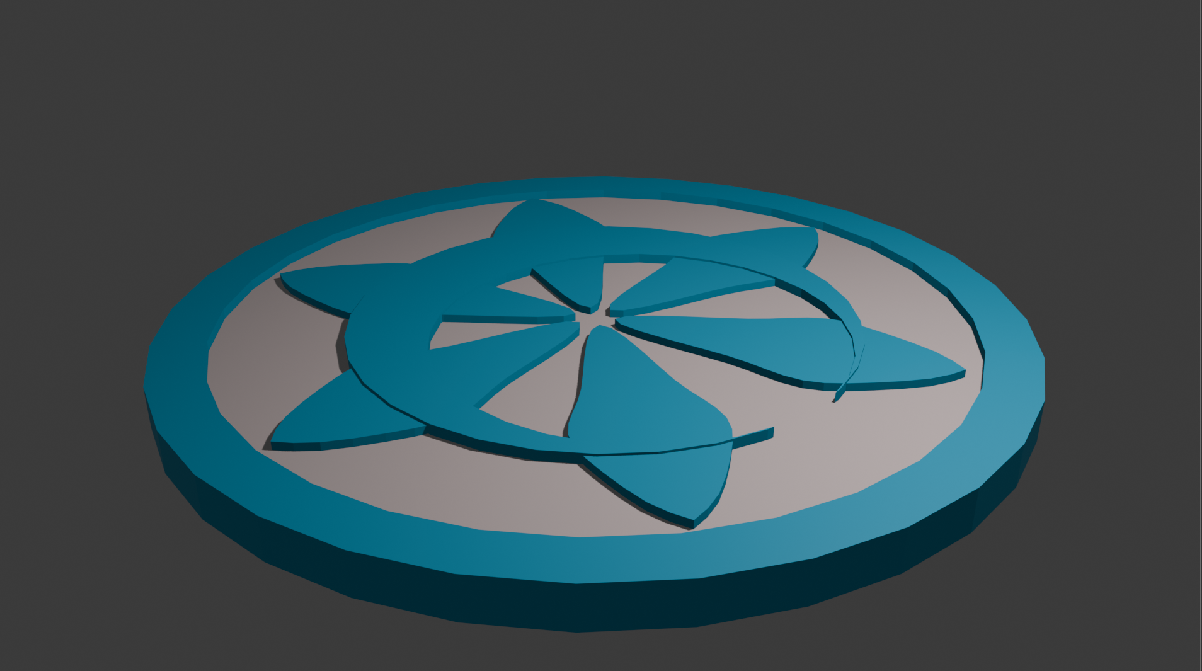 Luna Snow symbol token/keychain