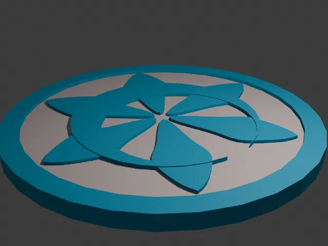Luna Snow symbol token/keychain