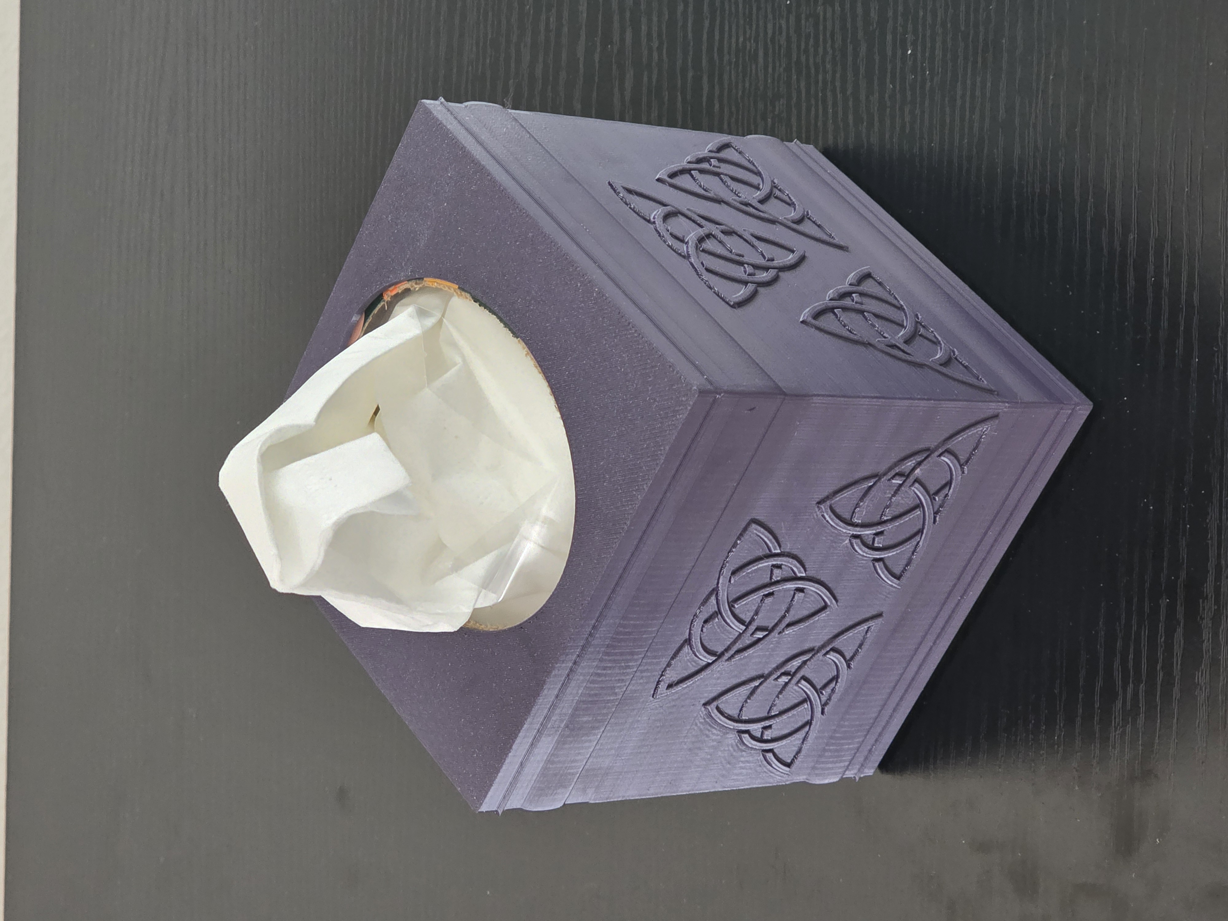 Decorative Tissue Box Cover, Small (Celtic 2 design)