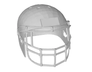 flex football helmet by Kcpr | Download free STL model | Printables.com
