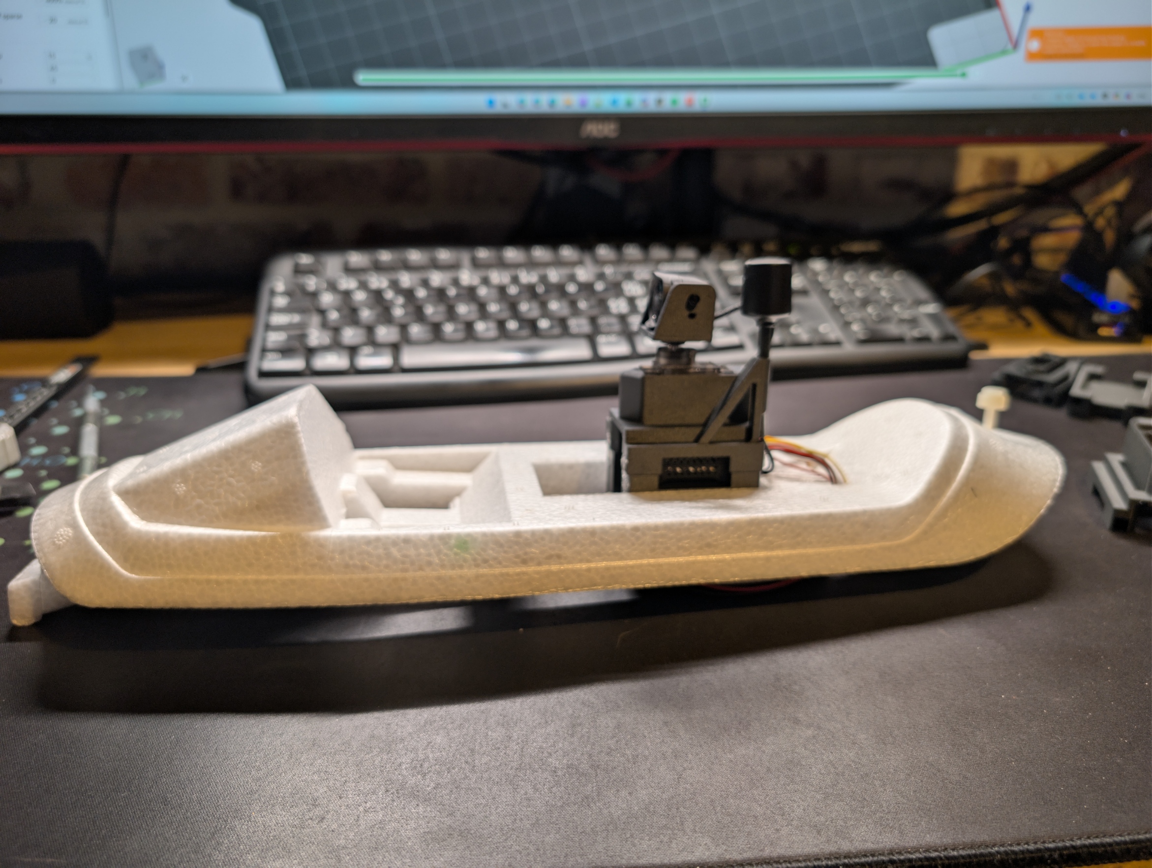 ATOMRC Beluga - DJI O3 Pan Servo Camera Mount