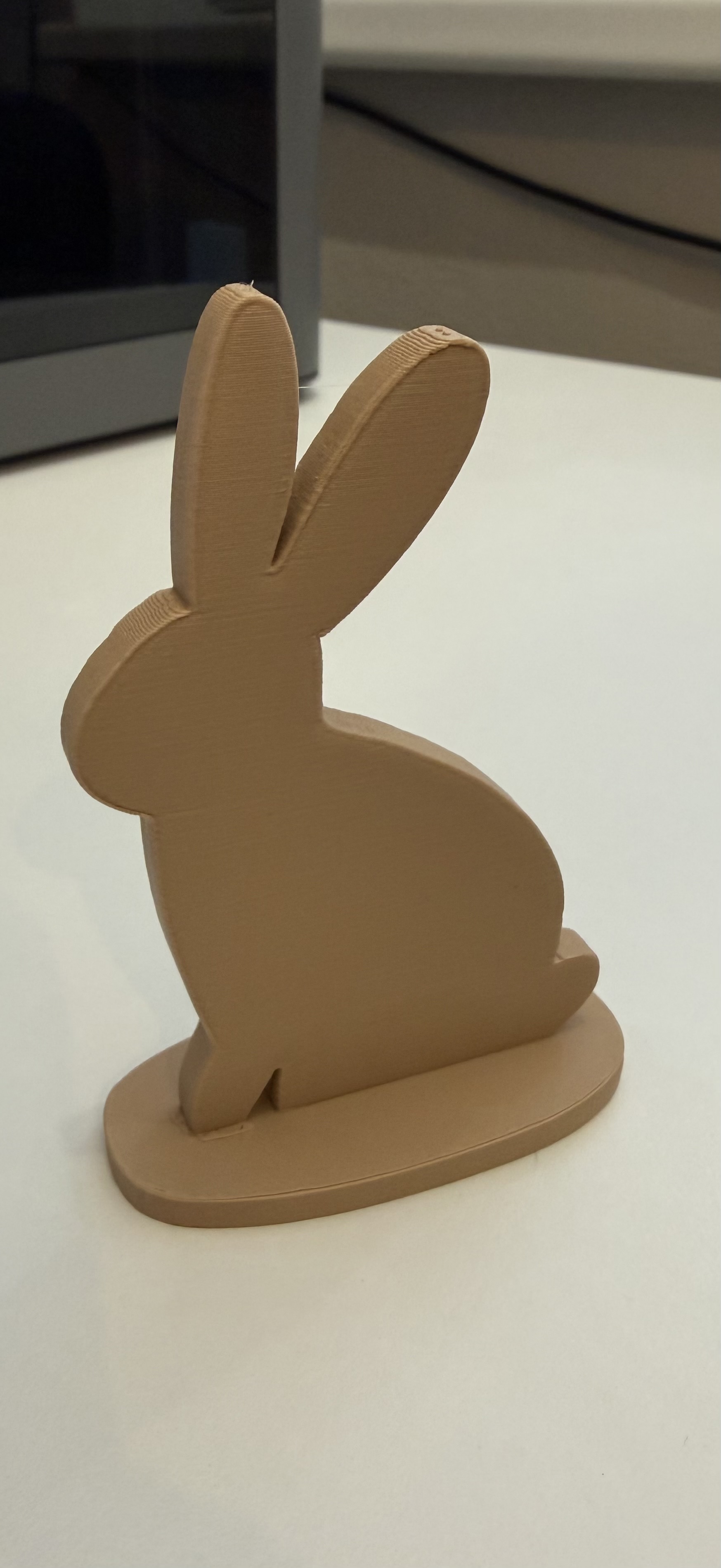 Easter minimalistic bunny