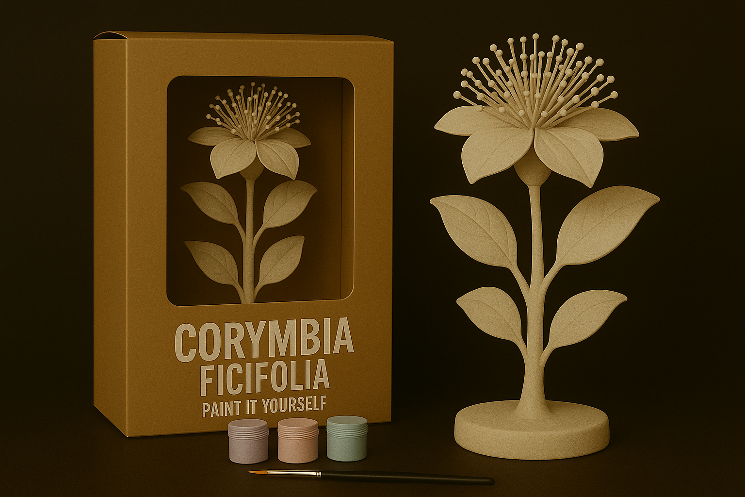 Red Flowering Gum – Paint-It-Yourself