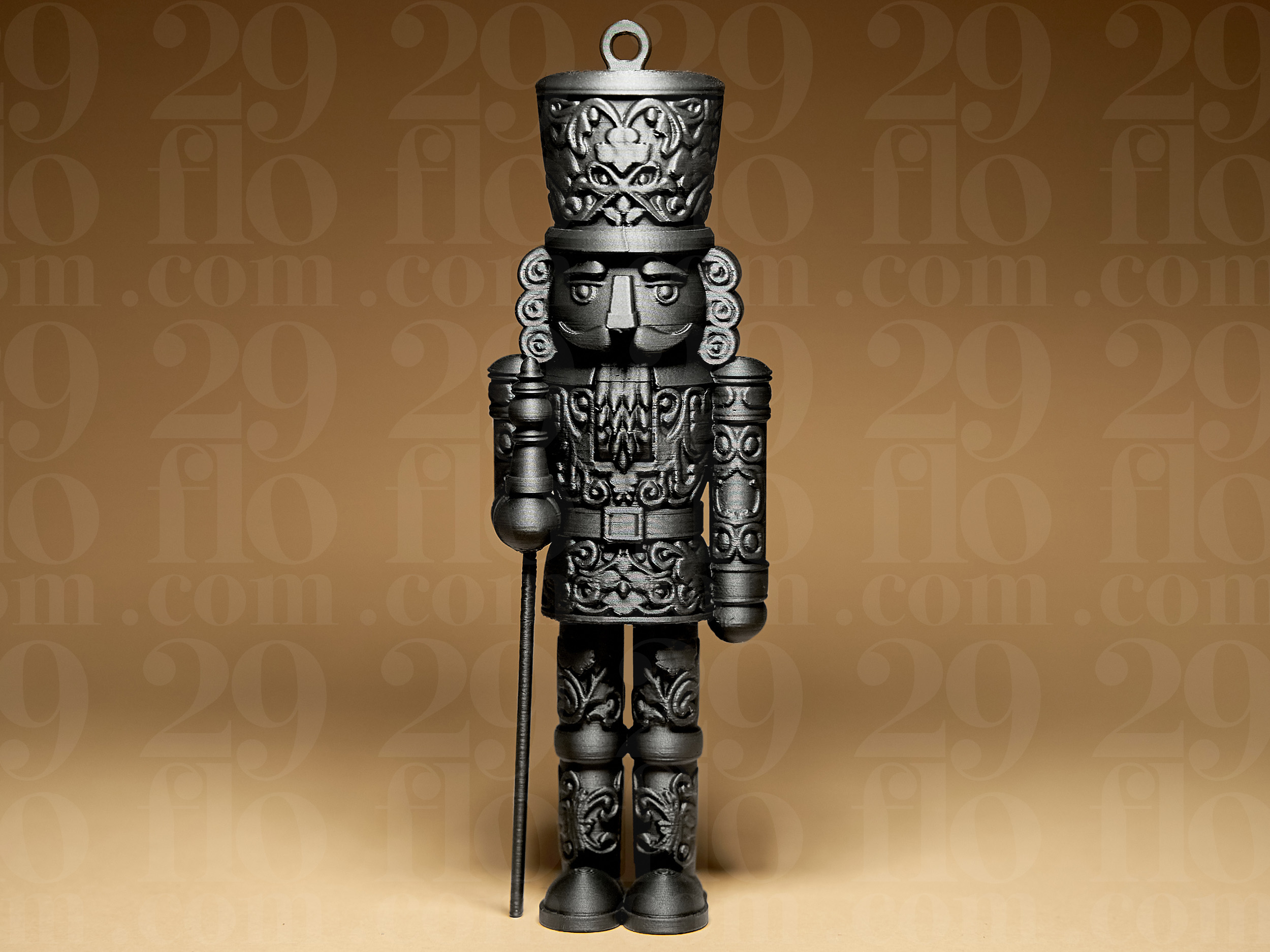 Miniatura 3 do modelo 3D Nutcracker Christmas Ornament