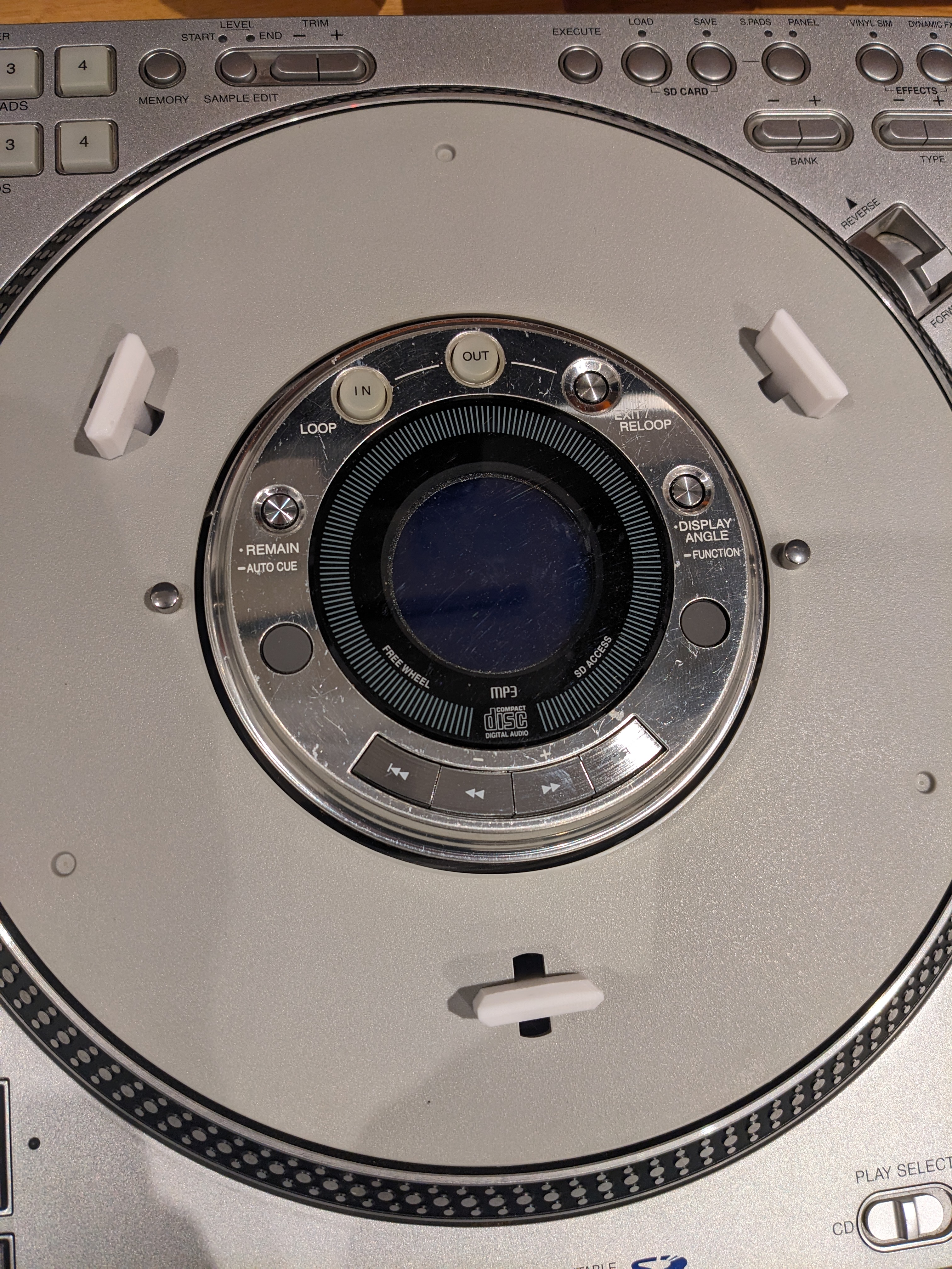 Technics SL-DZ1200 Platter lock stopper