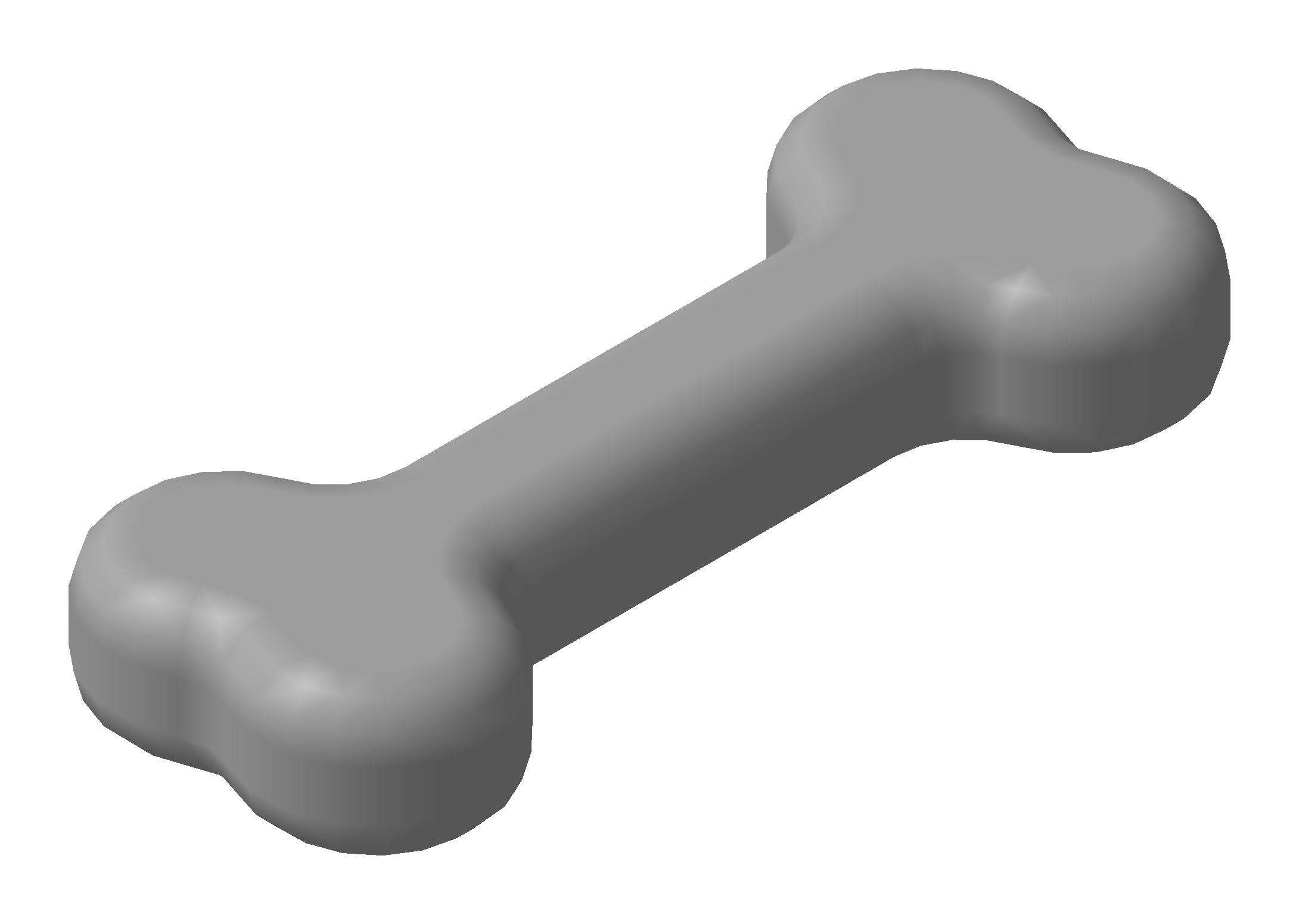 Miniatura 2 do modelo 3D a bone for a dog