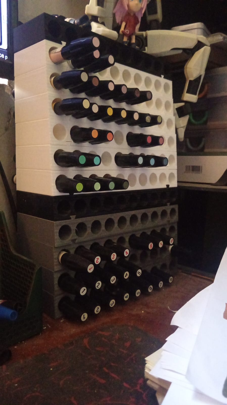 Organizador modular de plumones Chartpak