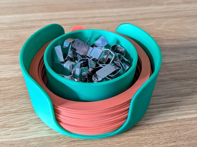 Weck jar rubber and clamp organizer