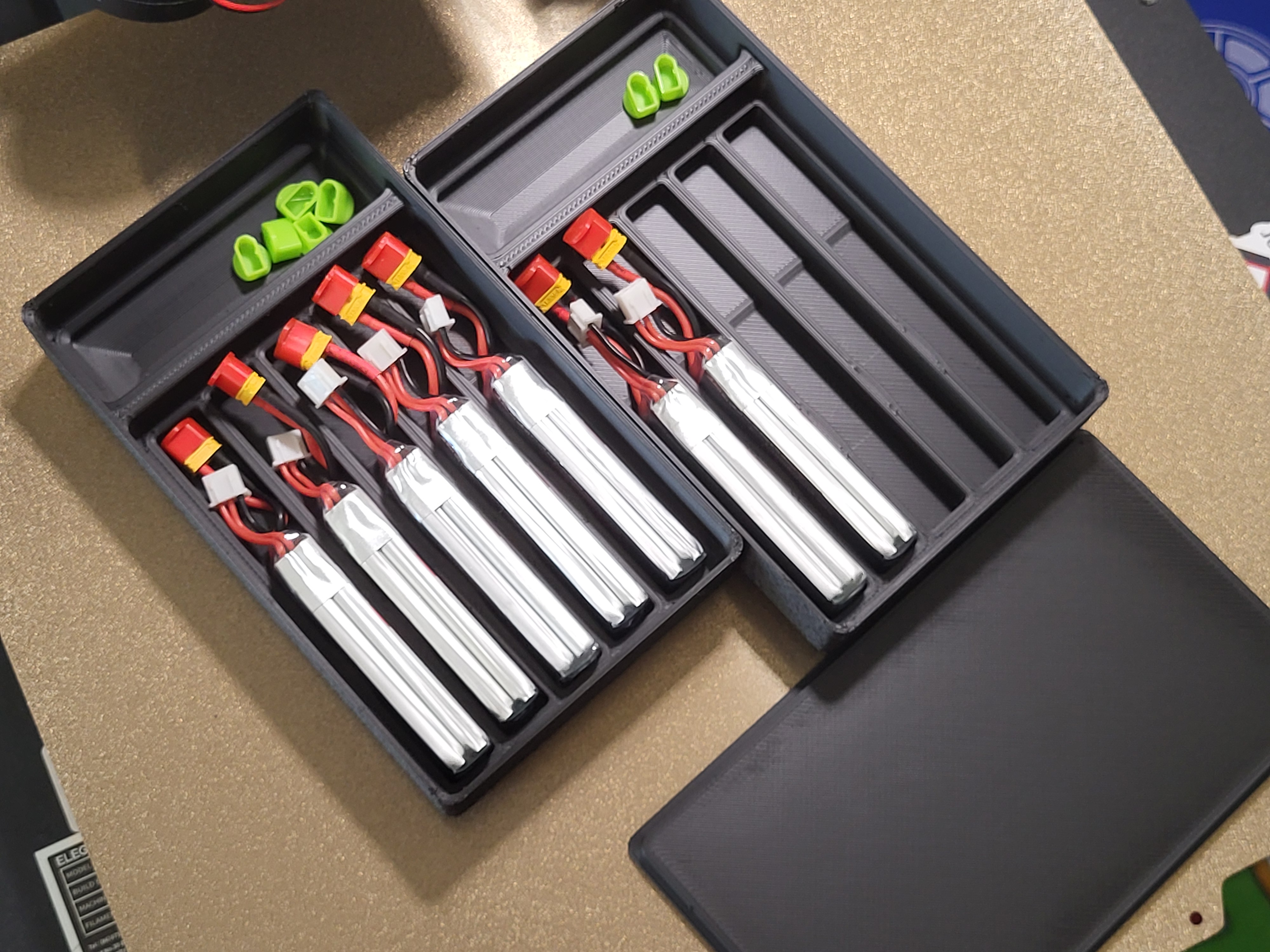 stackable GNB 2s 550mah lipo battery box