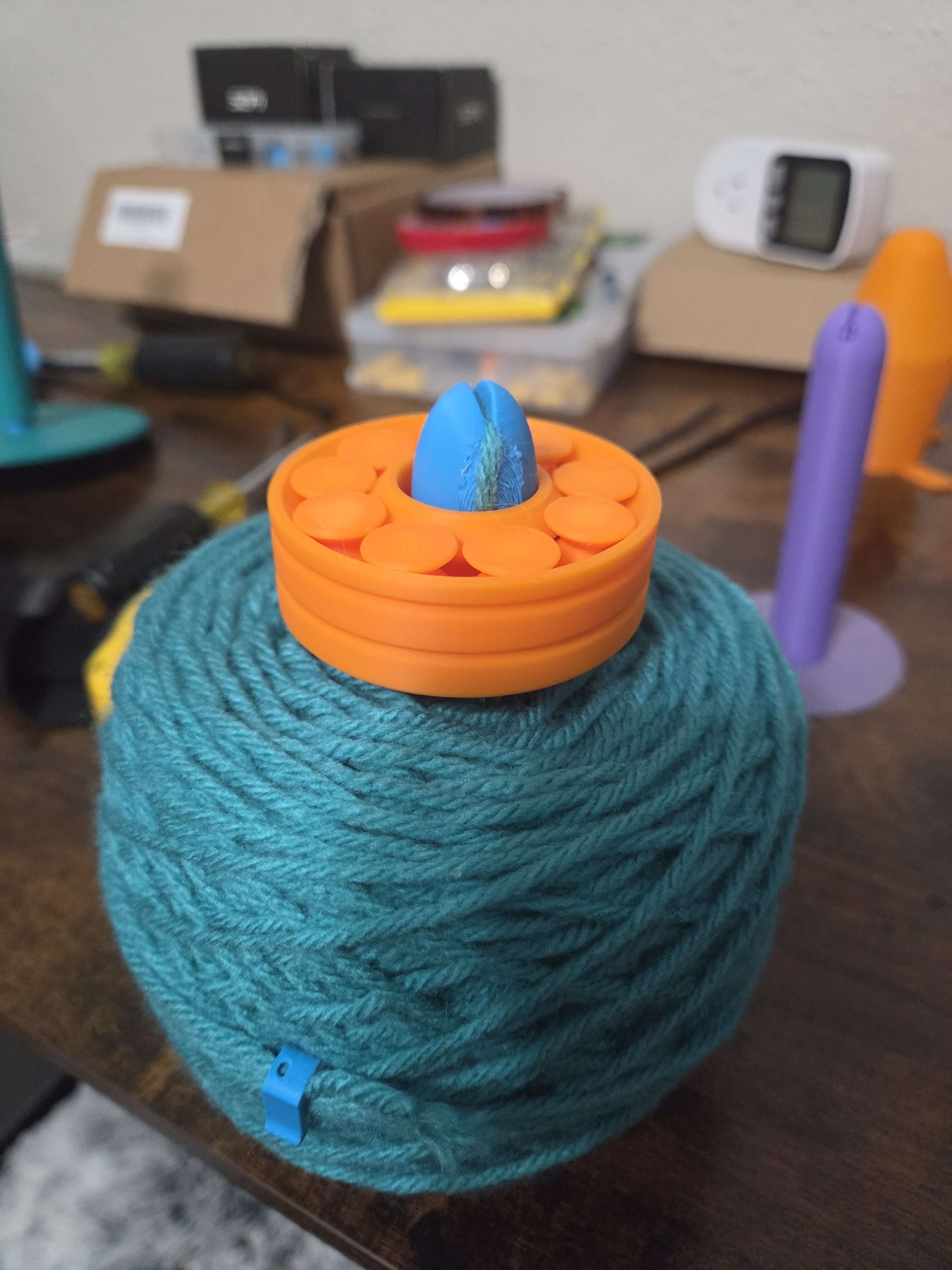 Bearing scaled up for crochet core 3D model