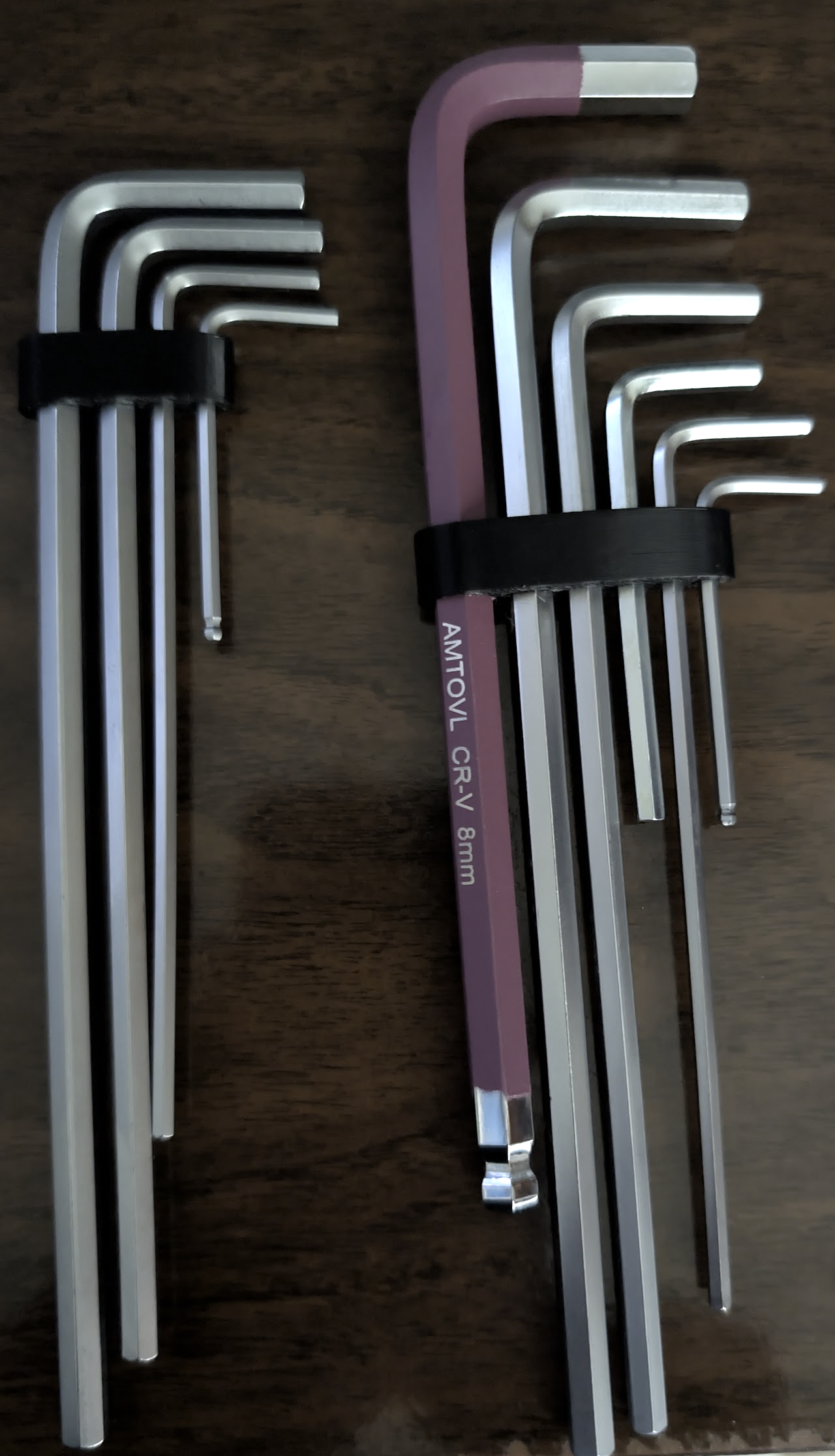 Hex Wrench Holder 2.5mm, 3mm, 5mm, and 6mm (Default and now upgraded with 4 and 8mm) - URTOPIA Bike Hex wrenches.