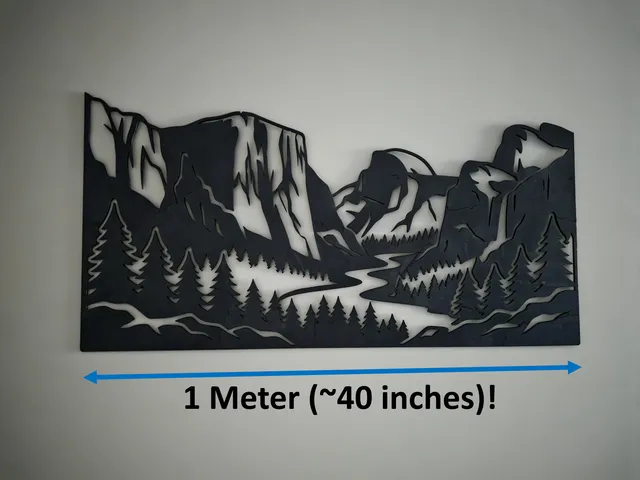 Giant Wall Art - Yosemite (1 meter long!)