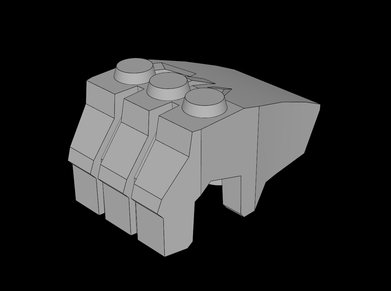Lego Compatible (11092.dat) Minifig Hand Gorilla Fist