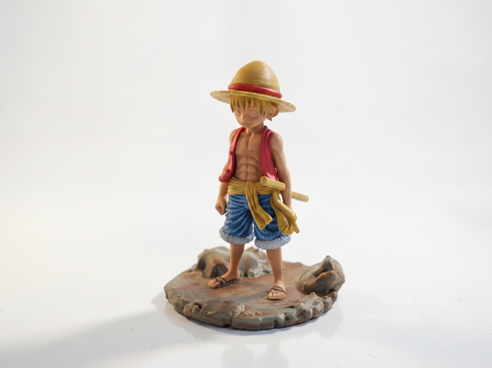 Luffy Figurine Anime Collectible 3D Printable