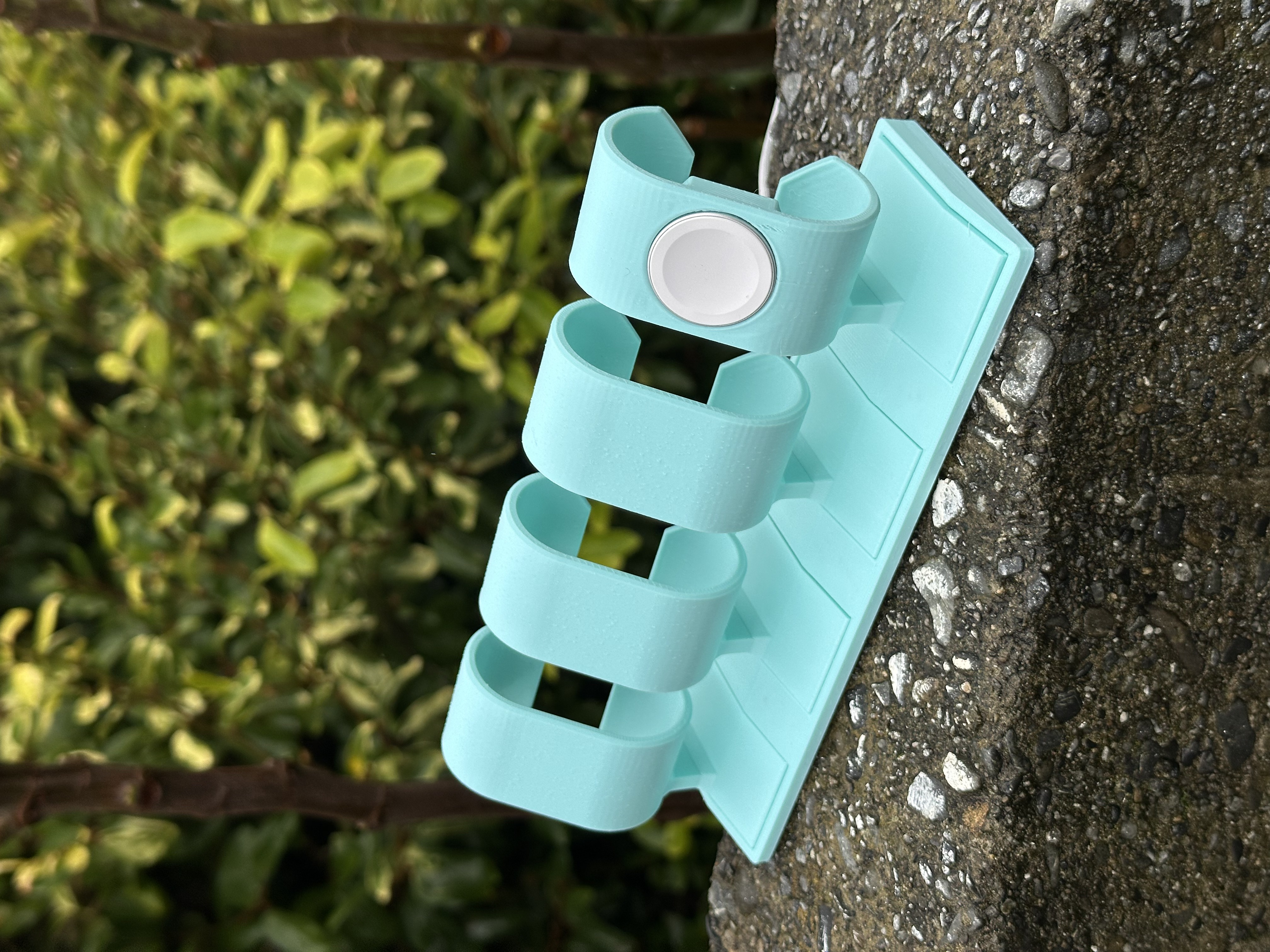 Four-Slot Watch Stand (with AppleWatch charger)