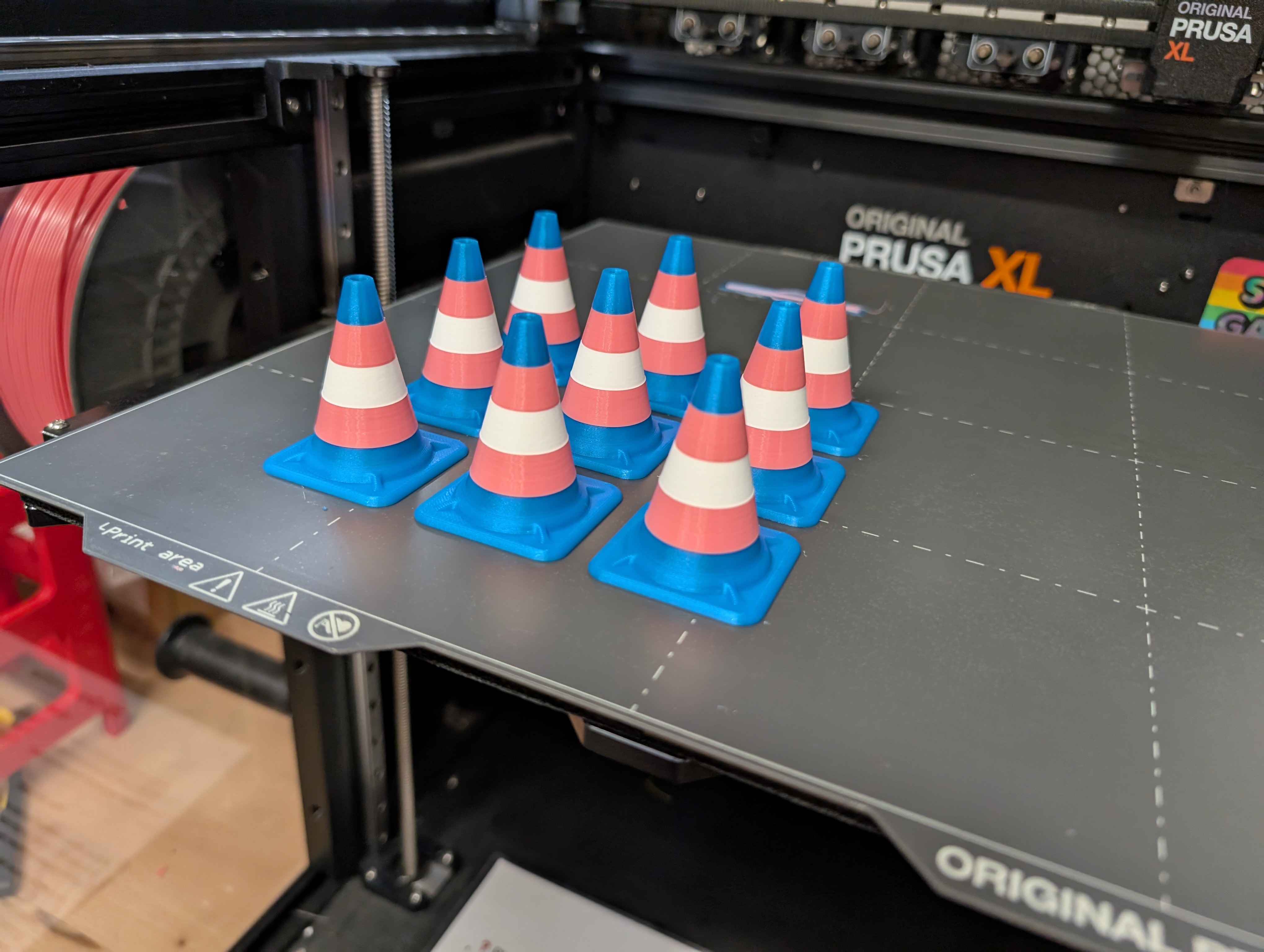 Traffic Cone with Material Changes