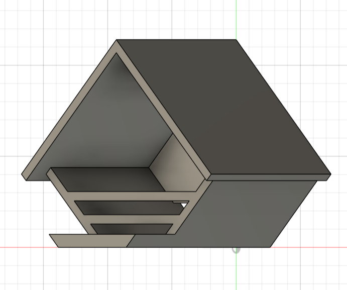 Miniatura 2 do modelo 3D Dove Nesting Box