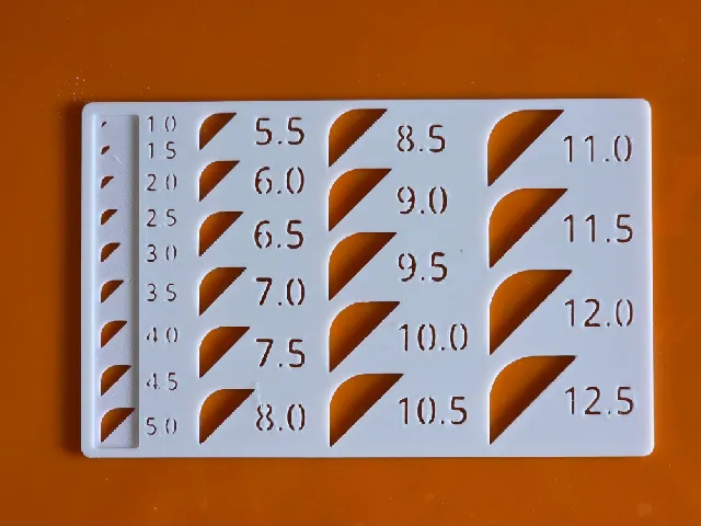 Corner Radius Finder Tool