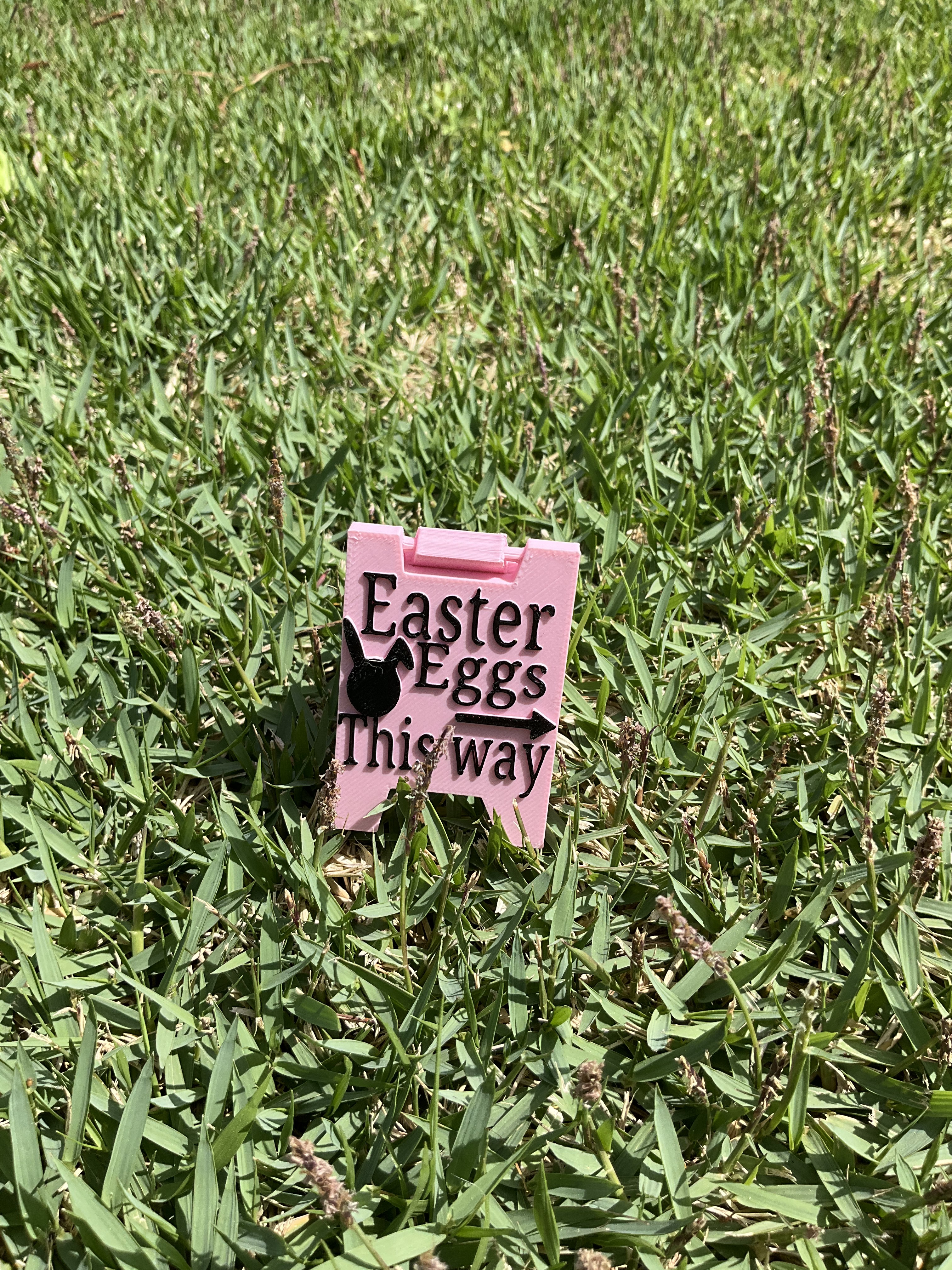 Print in place easter sign