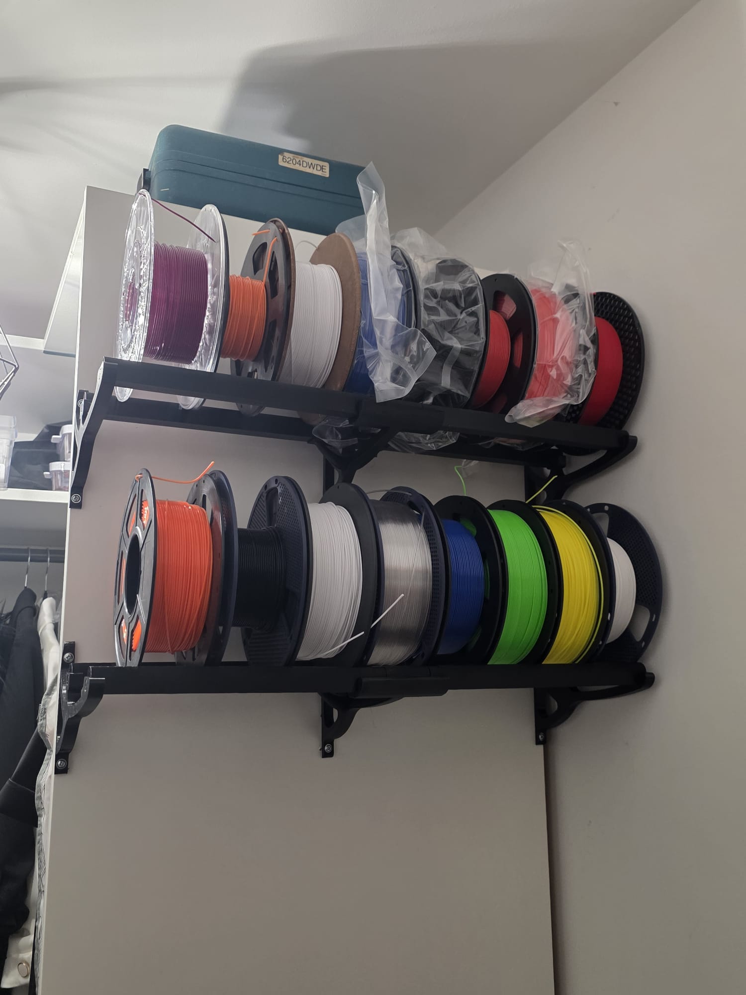 IKEA Cabinet Filament Shelf – Modular 3D Printed Spool Storage Rack