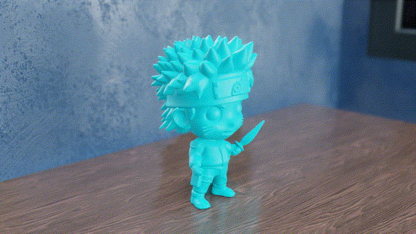 Miniatura 3 do modelo 3D Chibi Naruto