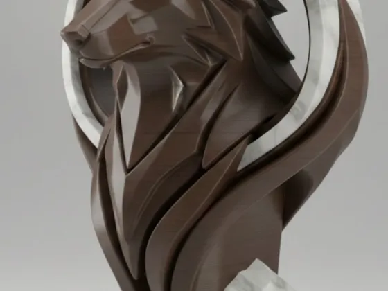 Wolf Headphone Stand