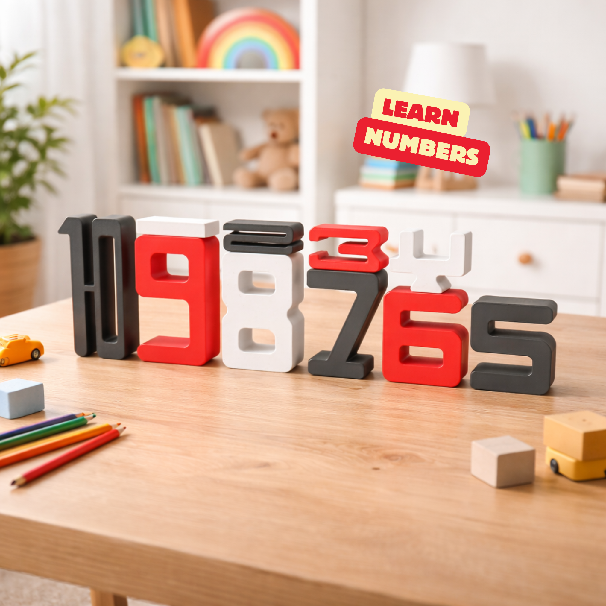 LEARN NUMBERS / EDUCATIONAL TOY / KIDS LEARNING NUMBERS