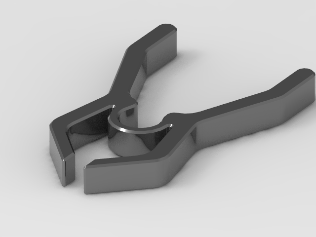 Print in place clamp