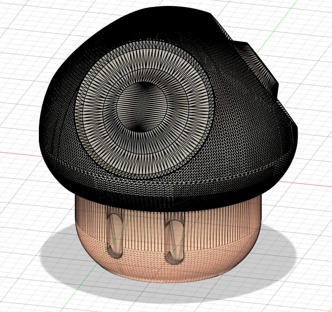 Mushroom-6mm magnets-paintable