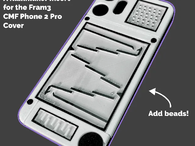 rain.Fram3 - A Rainmaker Insert for the Fram3 CMF Phone 2 Pro Cover